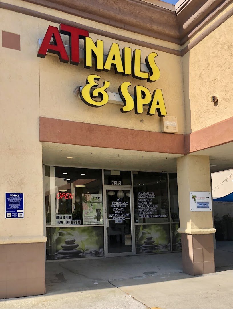 Close-up of a fresh nail service.